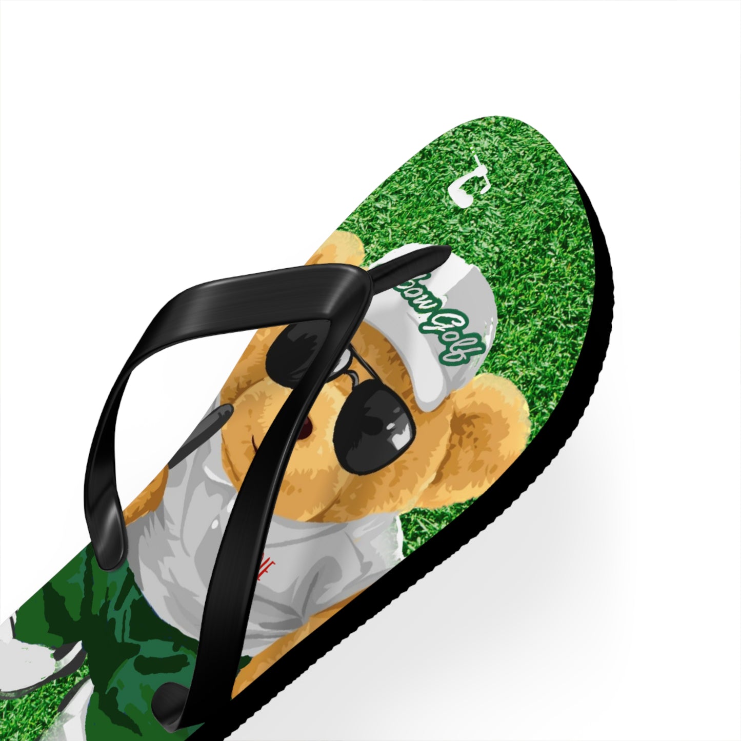 LBOW GOLF Birdie Bear Flip Flops