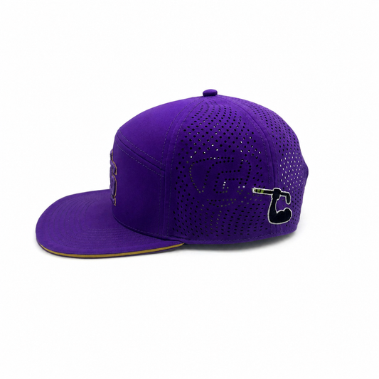 St. Augustine High School Golf Hat - Purple — detail view 1 on white background