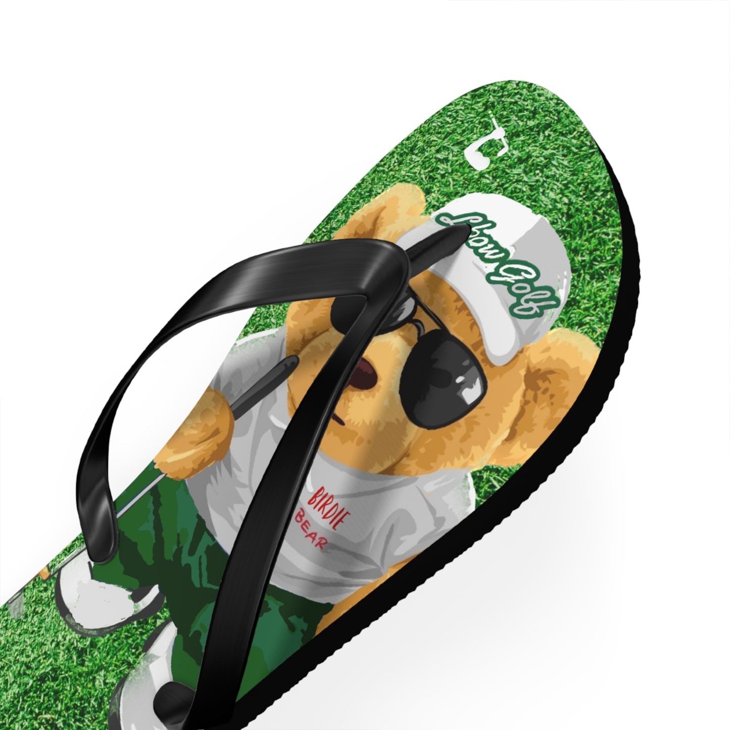 LBOW GOLF Birdie Bear Flip Flops