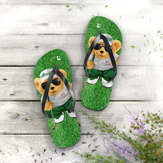 LBOW GOLF Birdie Bear Flip Flops