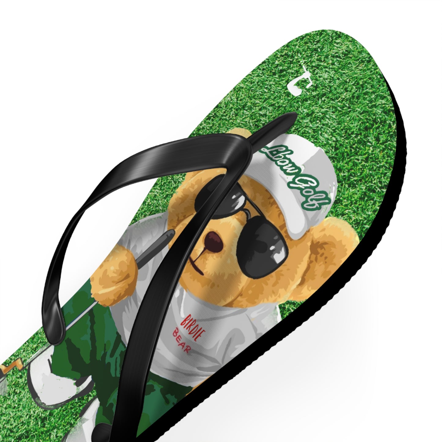 LBOW GOLF Birdie Bear Flip Flops