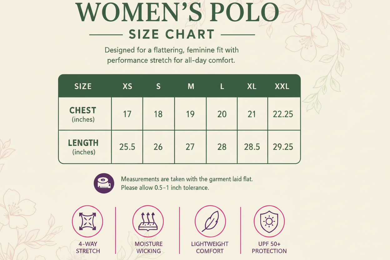 Azalea Bloom Polo (Pink/Green) - Womens