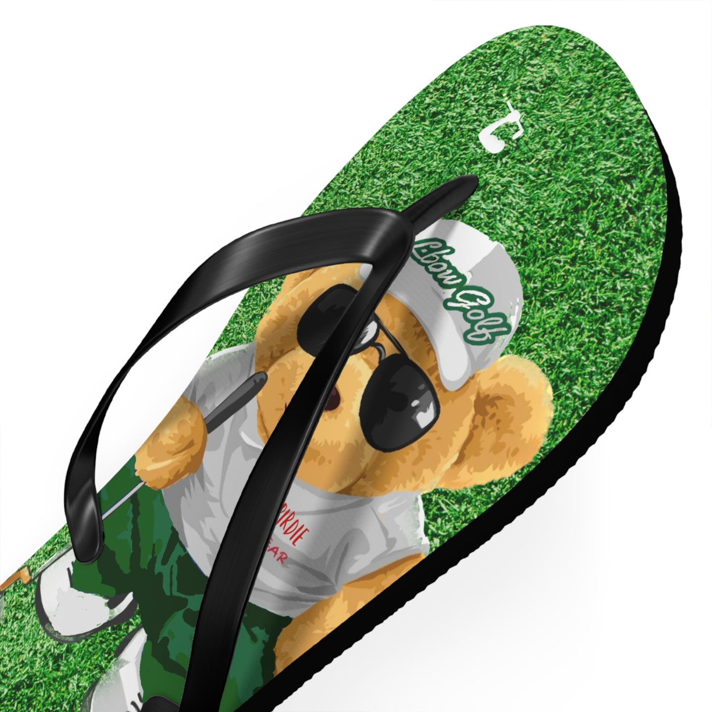 LBOW GOLF Birdie Bear Flip Flops