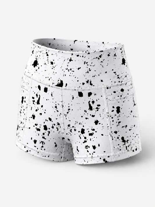 LBOW Splatter Dress - Black