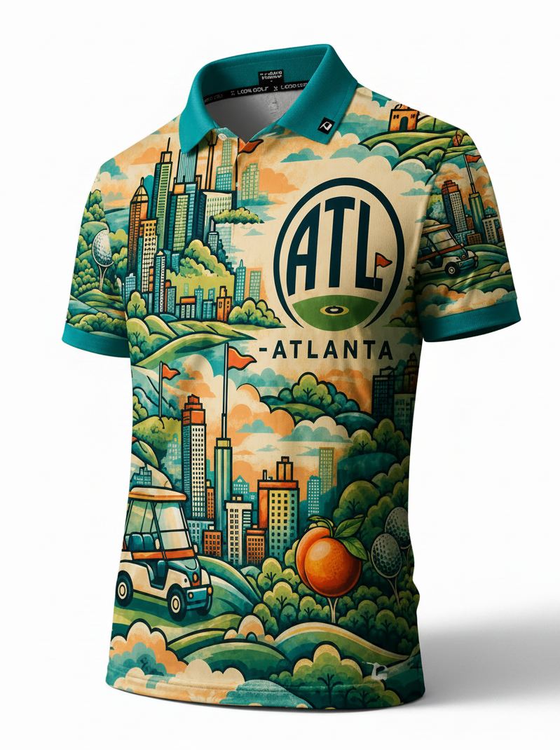Peachtree Greens Polo – LBOW GOLF BRAND