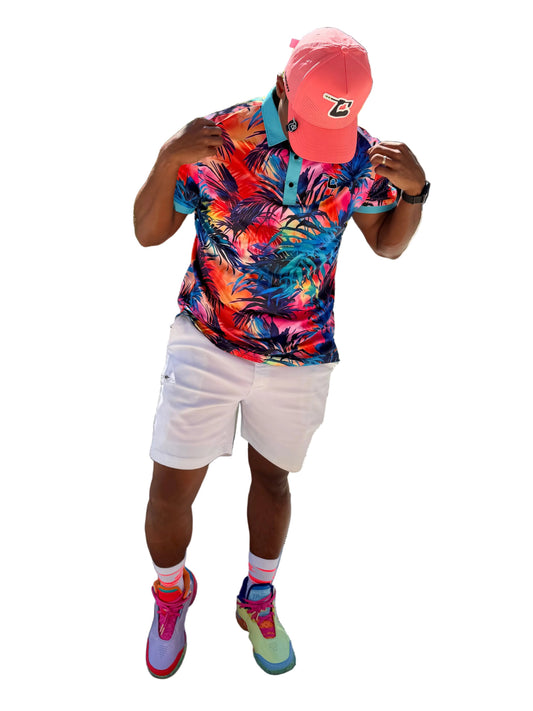 Electric Palm Polo