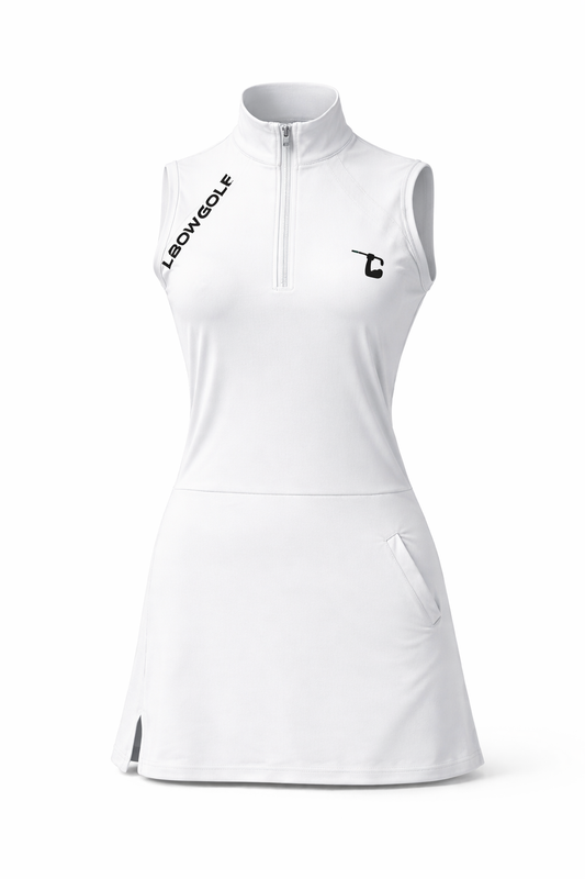 Comfort+ Golf Dress w/ UV Jacket - White (Kids)