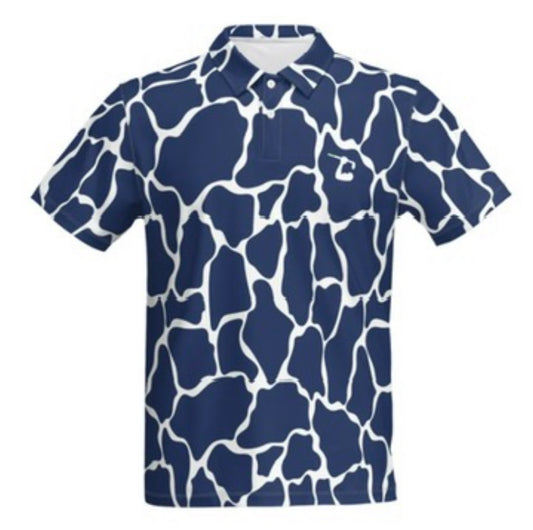 Navy Giraffe Polo