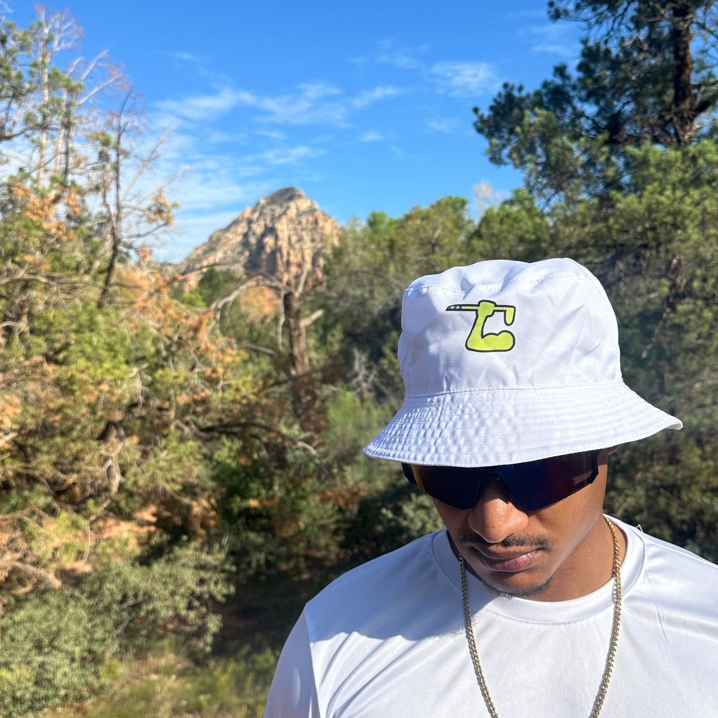 Reversible Bucket Hat - Neon Floral