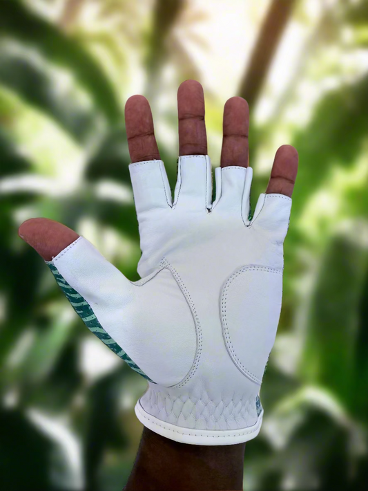 LBOW Green Tropic Fingertip-less Glove
