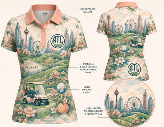 ATL Bloom Polo - Womens