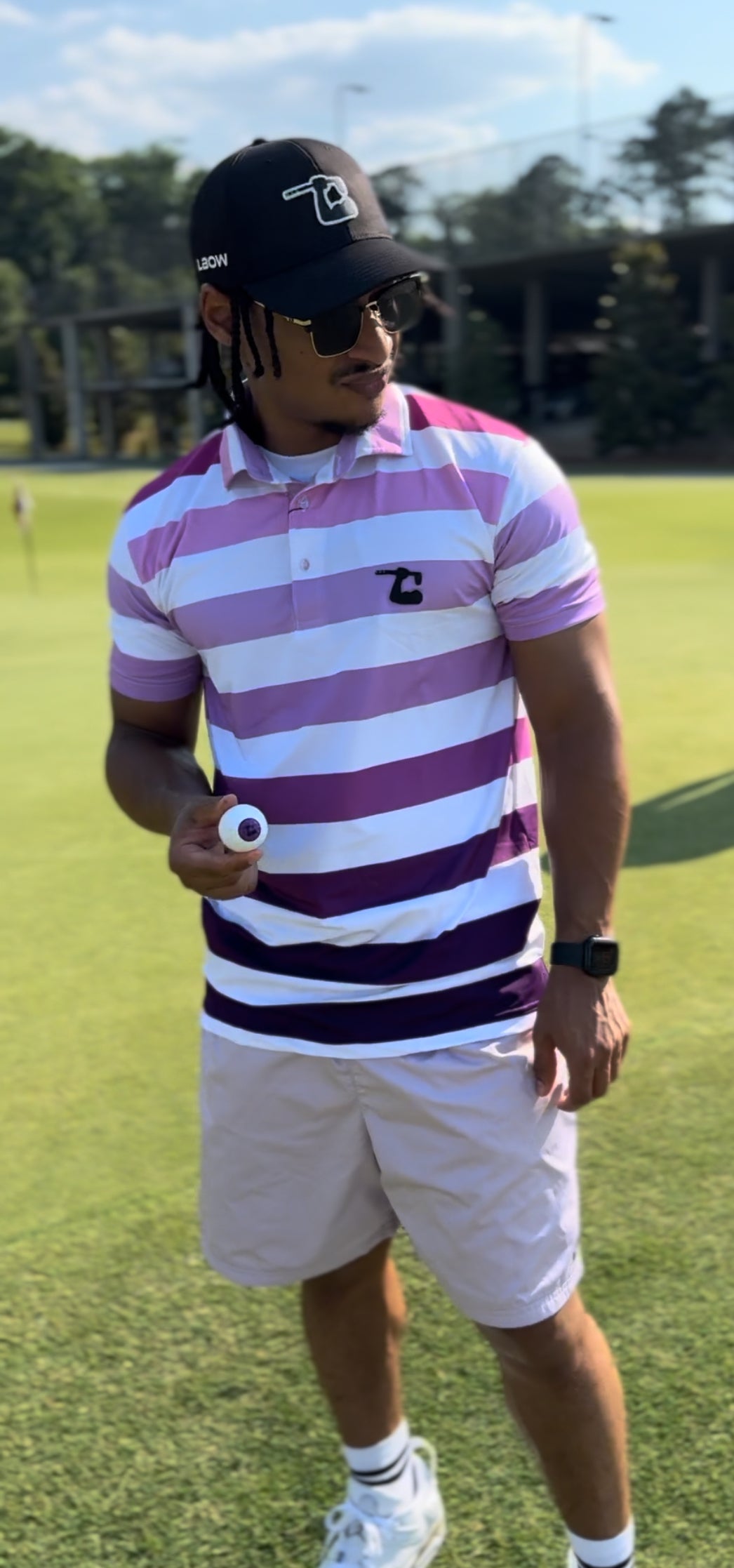 Purple Lines Polo