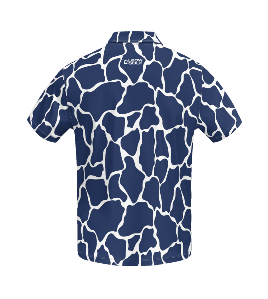 Navy Giraffe Polo
