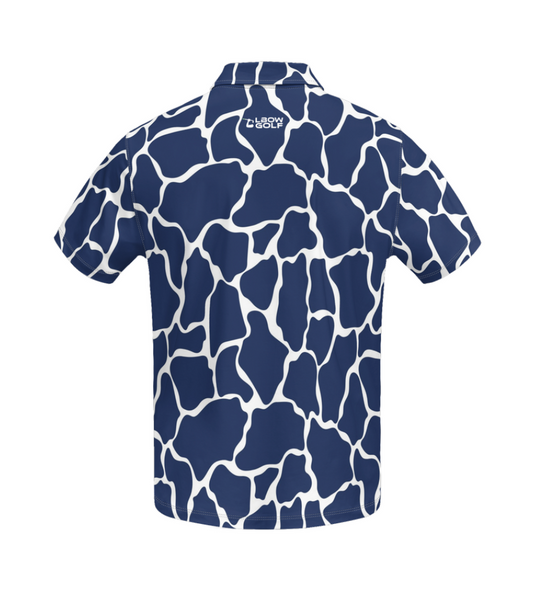 Navy Giraffe Polo