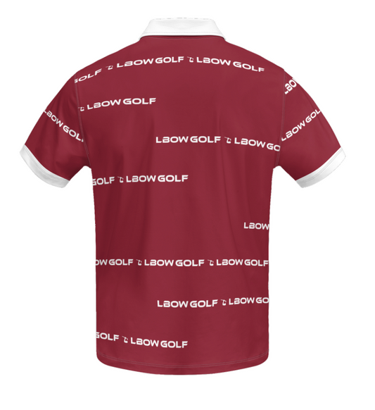 Elite Edition LBOW Stripes Maroon Polo