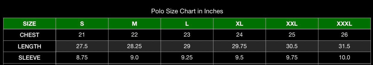 Black Tropic Blade Polo