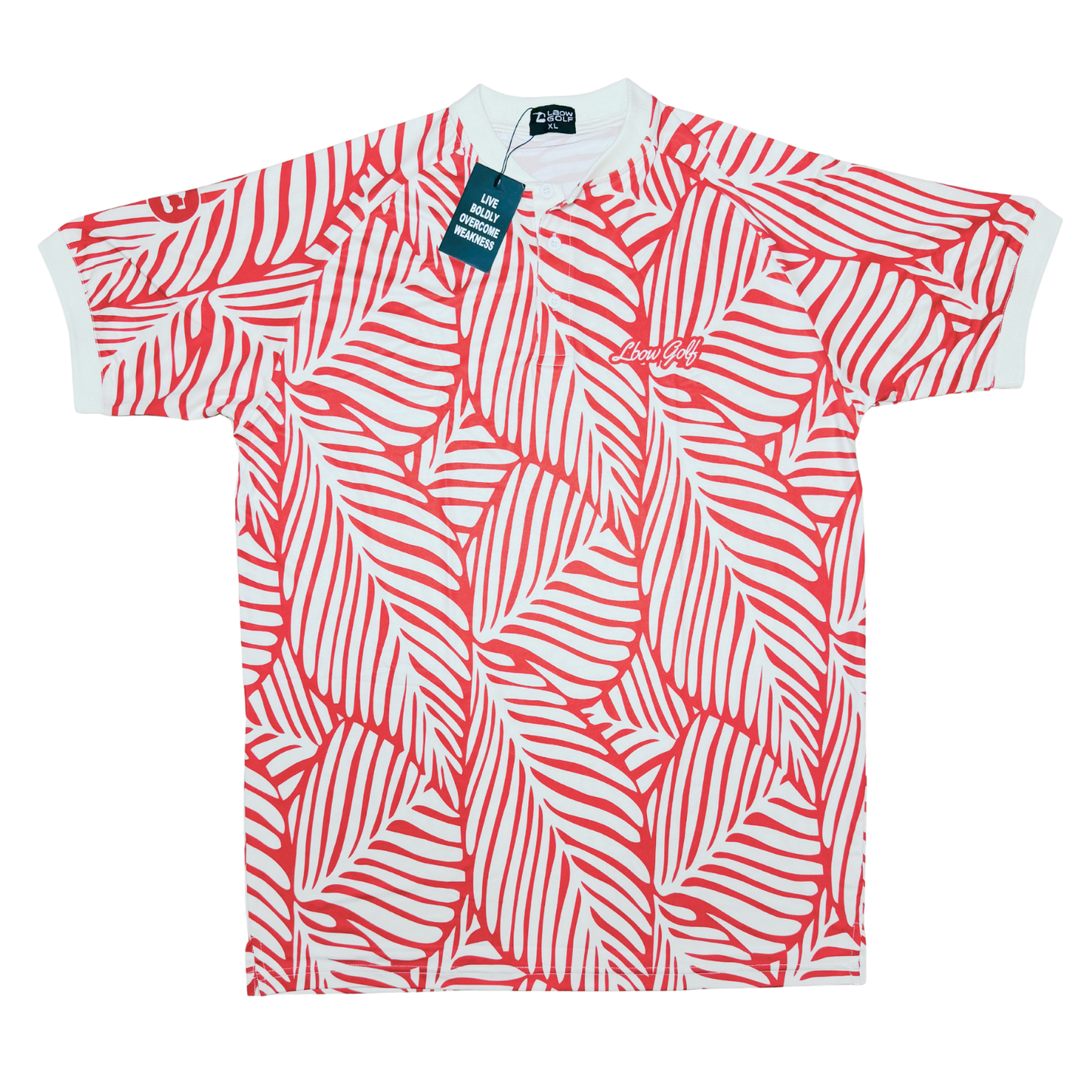 Red Tropic Blade Polo