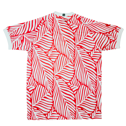 Red Tropic Blade Polo
