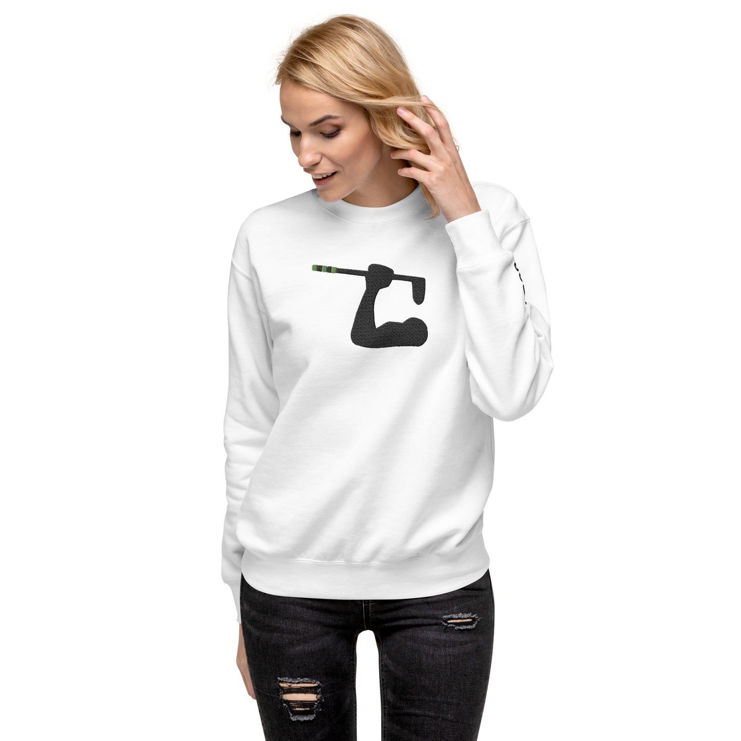 LBOW Embroidered Logo Unisex Premium Sweatshirt