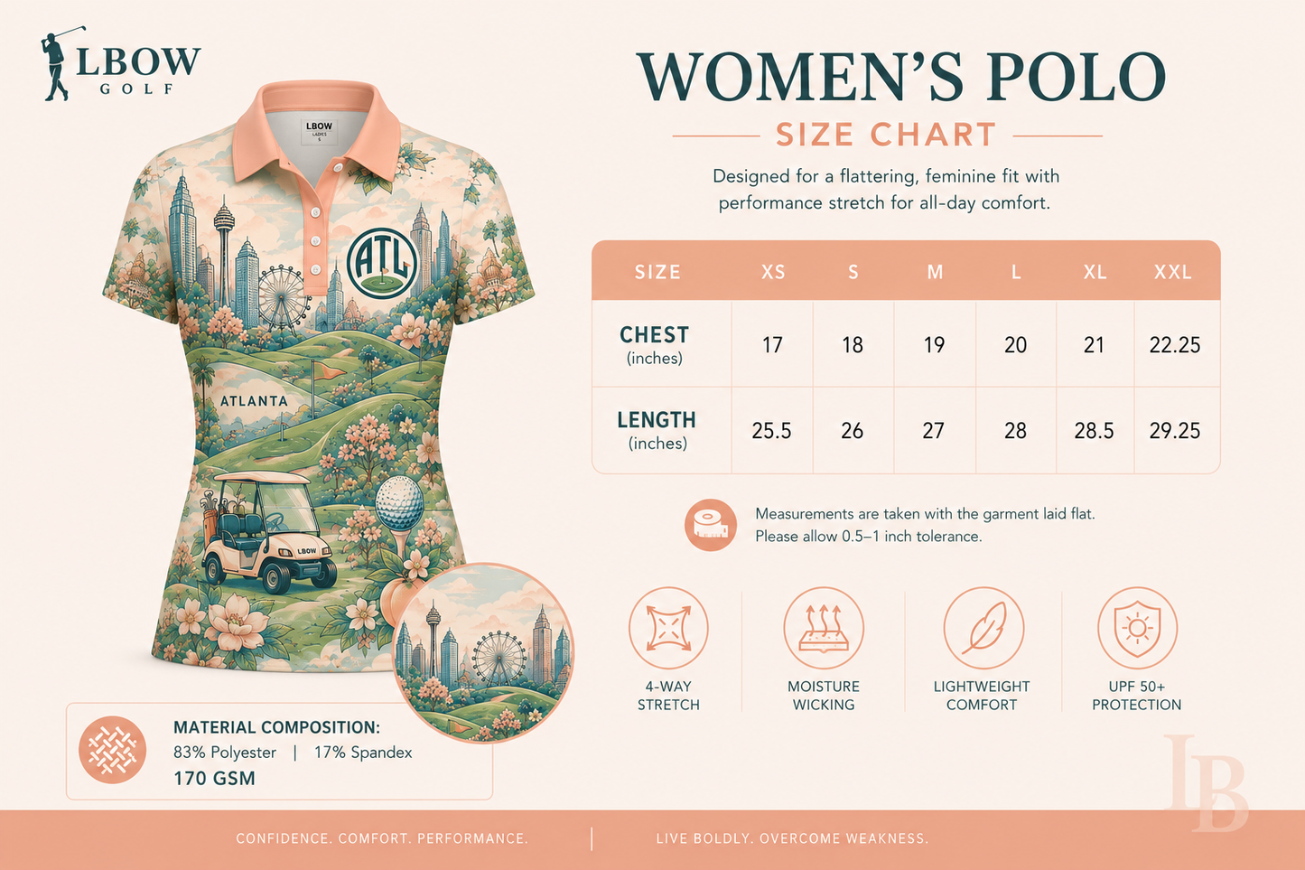 ATL Bloom Polo - Womens