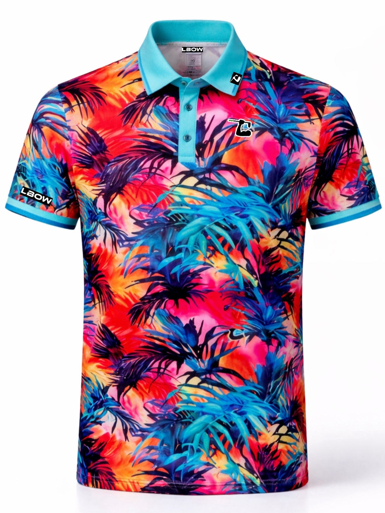 Electric Palm Polo