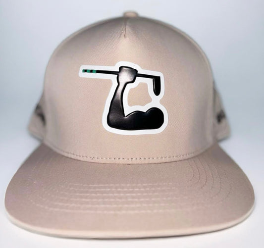 LBOW Performance Hat w/ Tee Holder - Khaki