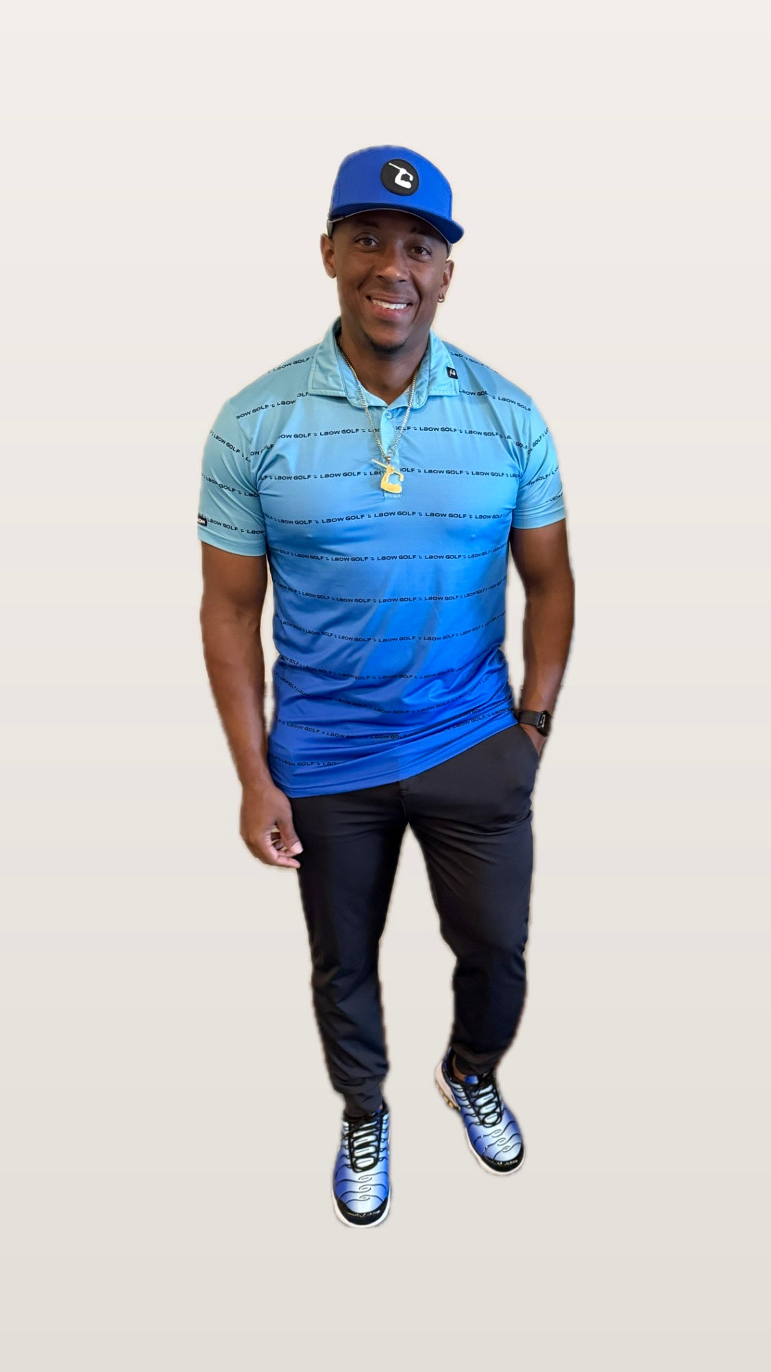 LBOW Cool Blue Polo