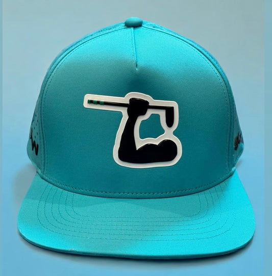 LBOW Performance Hat w/ Tee Holder - Turquoise