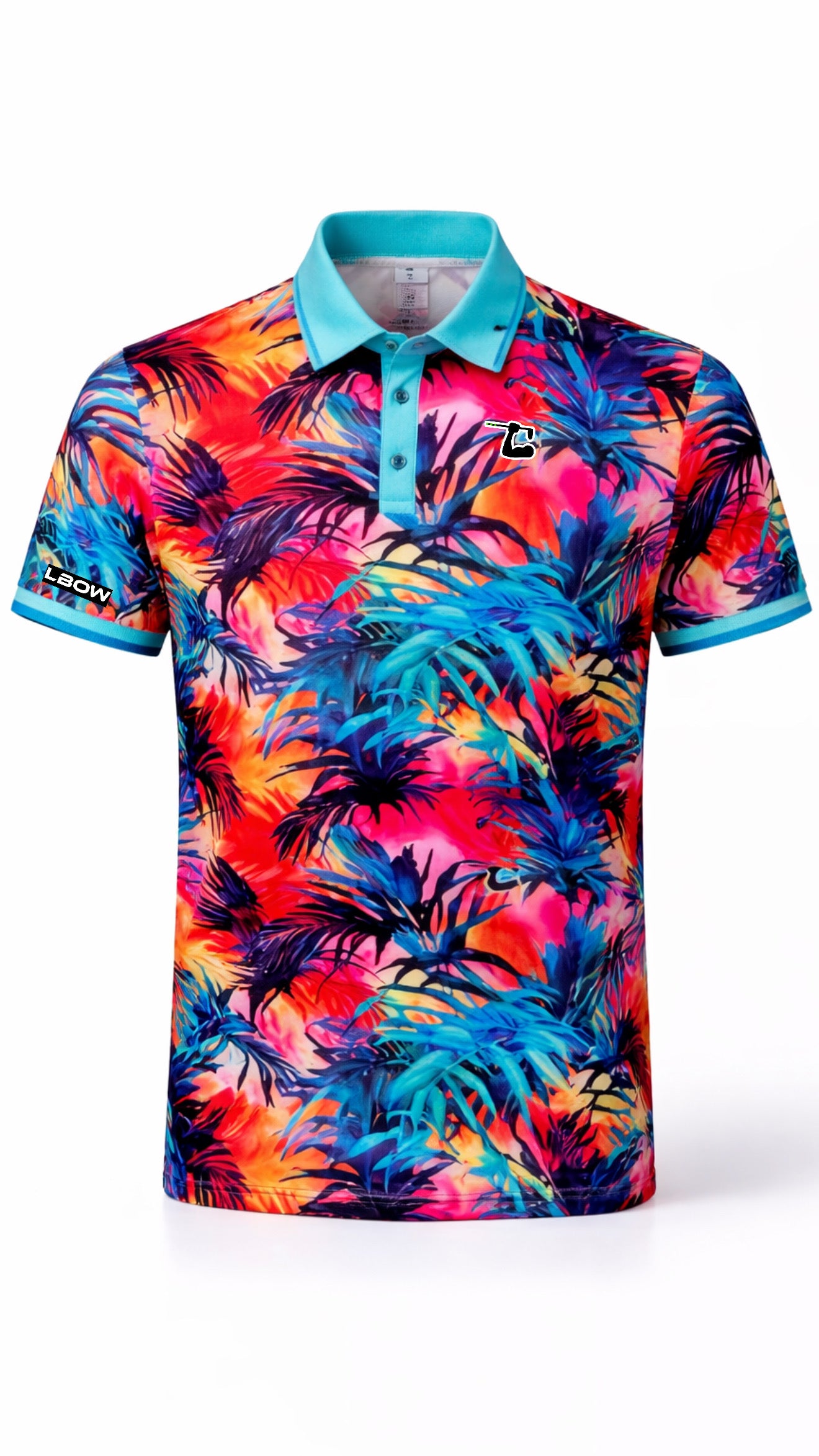 Electric Palm Polo