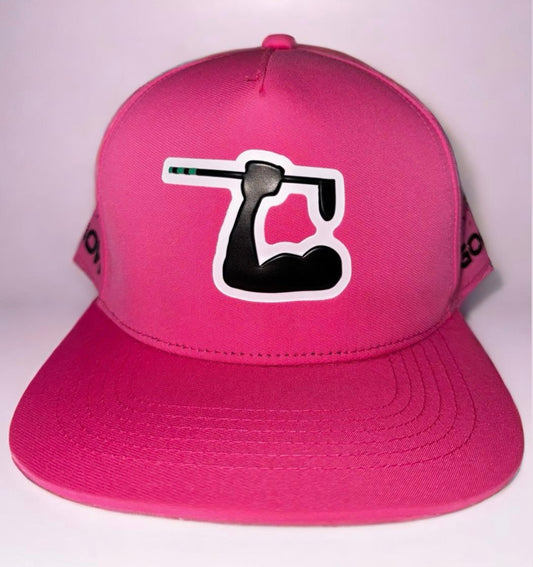 LBOW Performance Hat w/ Tee Holder -Pink