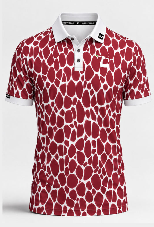 Maroon Giraffe Polo