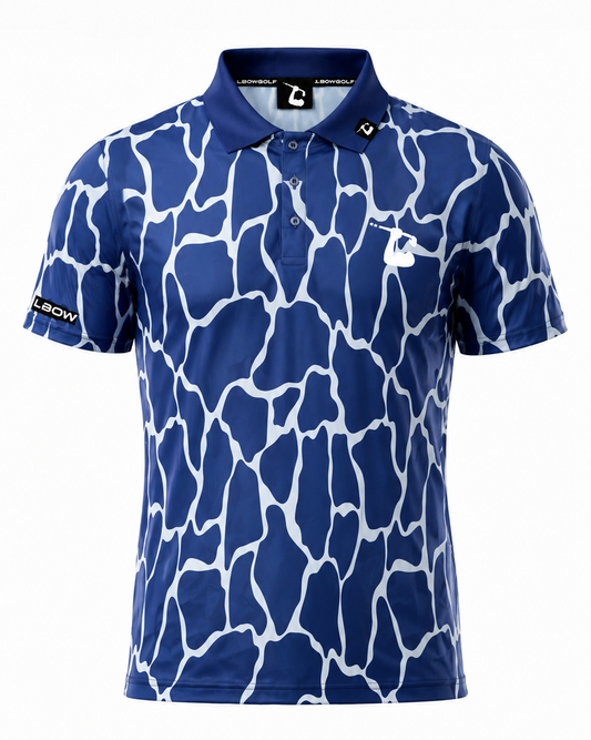 Navy Giraffe Polo