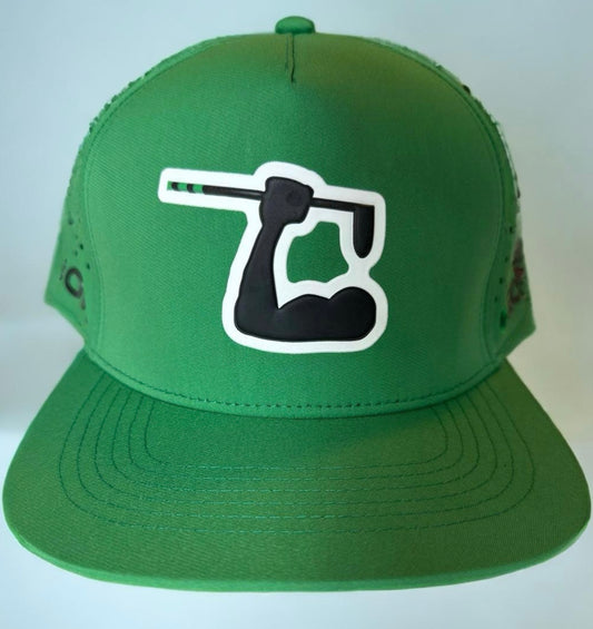 LBOW Performance Hat w/ Tee Holder -Kelly Green