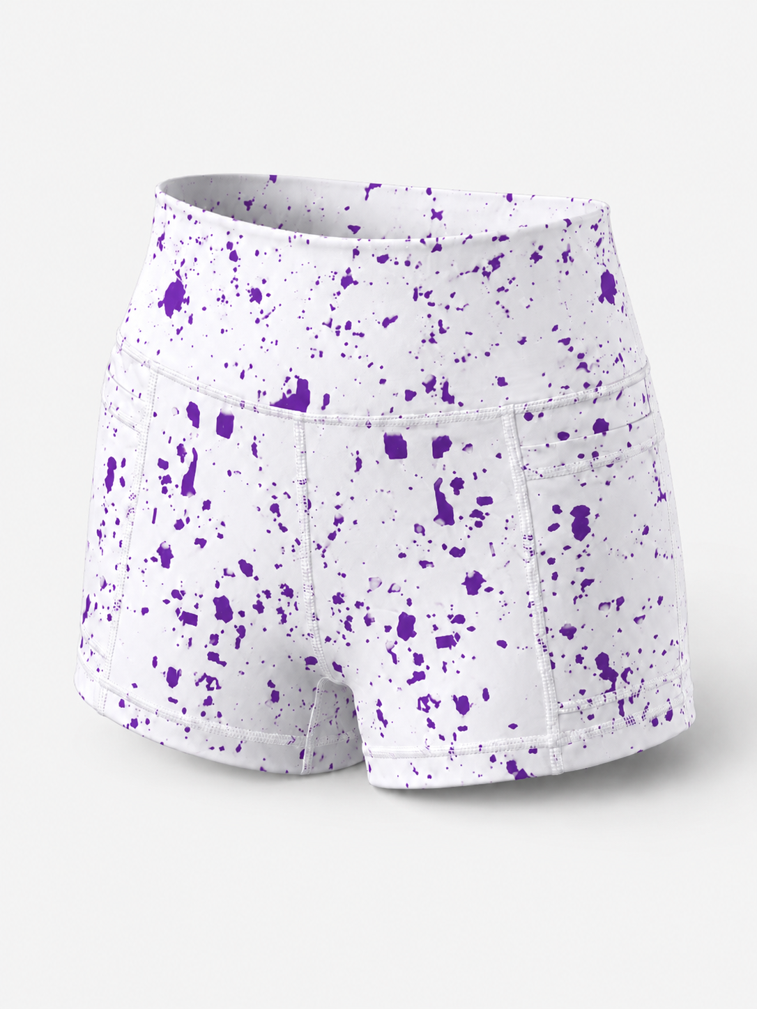 LBOW Splatter Dress - Purple