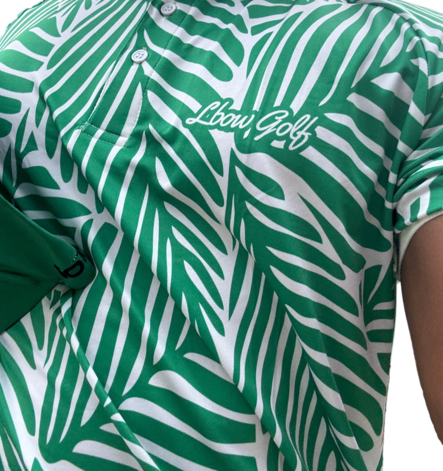 Green Tropic Blade Polo