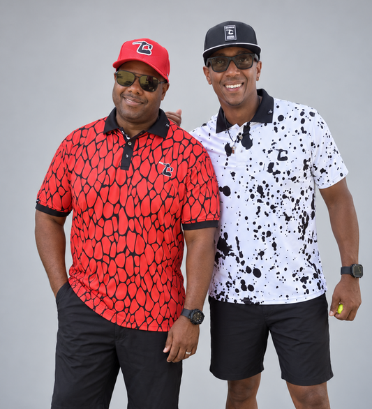 Fire Red & Black Giraffe Polo