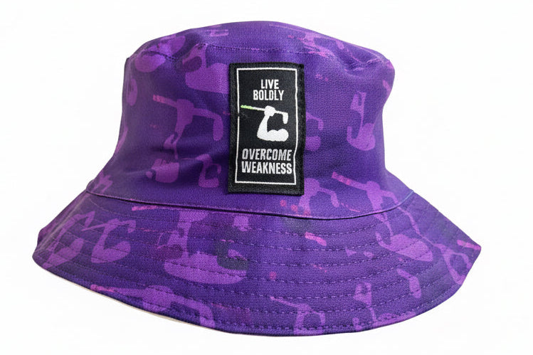 Reversible Purple Haze Bucket Hat