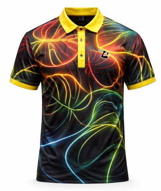 Neon Leaf Polo
