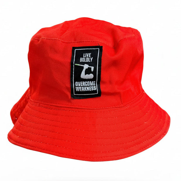 Reversible Bucket Hat - Red/White