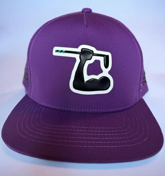 LBOW Performance Hat w/ Tee Holder -Purple