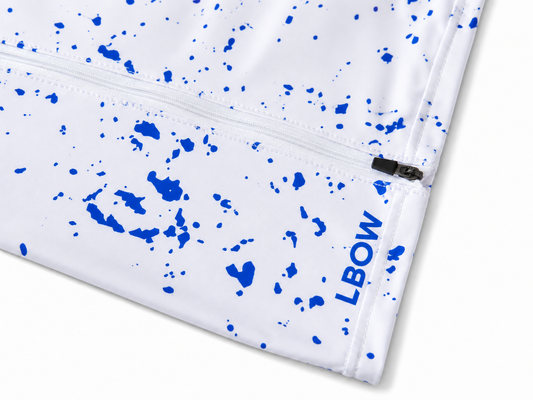 LBOW Splatter Dress - Blue