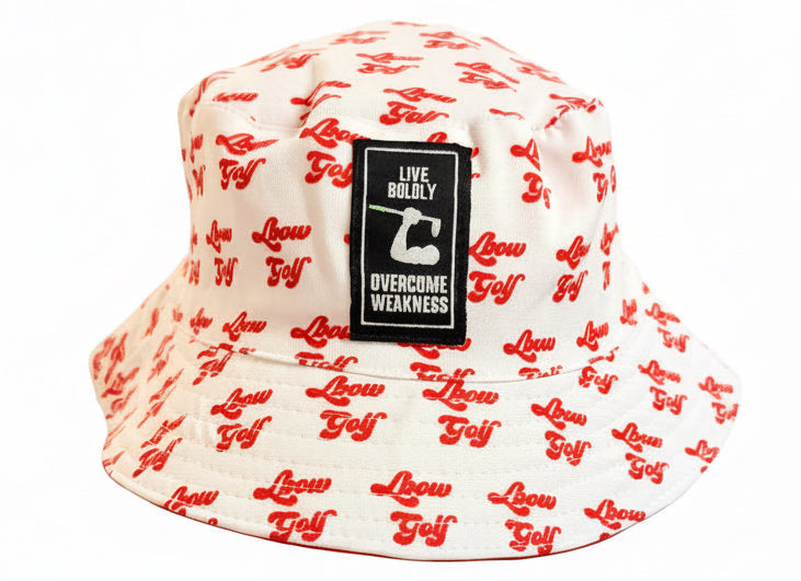 Reversible Bucket Hat - Red/White