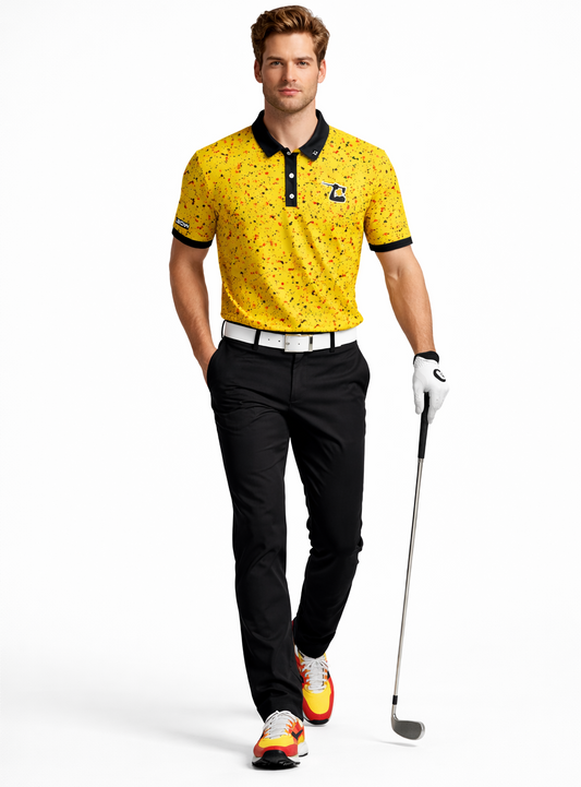 Yellow Specks Polo