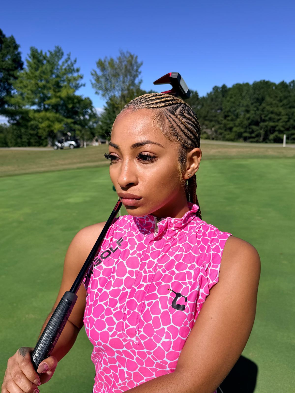 Comfort+ Golf Dress w/ UV Jacket - Pink