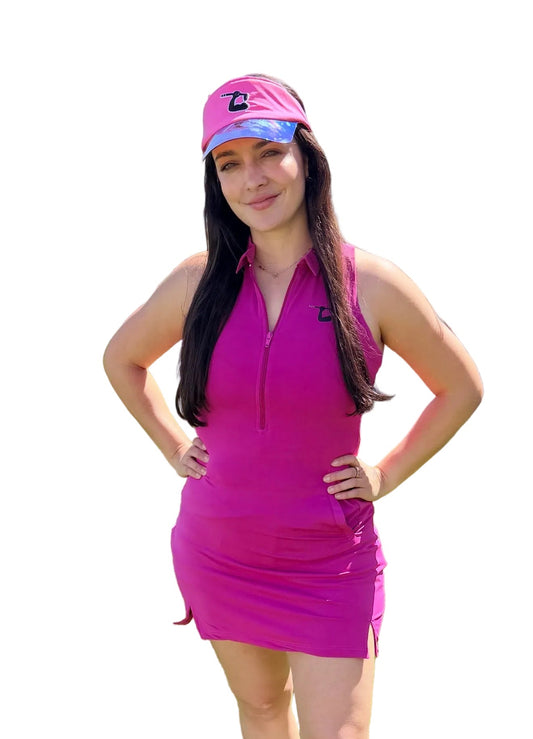 LBOW Swing Dress - Power Pink