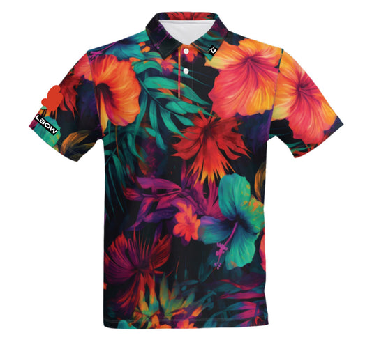 LBOW GOLF Electric Jungle Polo