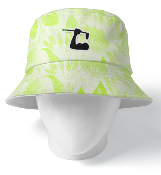 Reversible Bucket Hat - Neon Floral