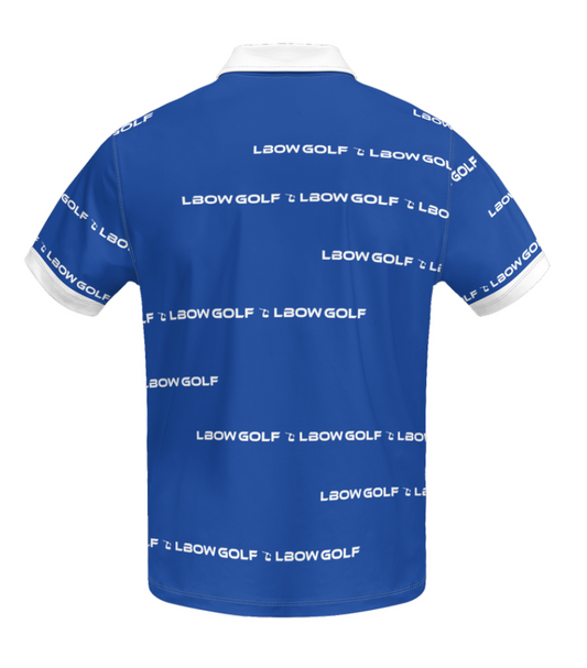 Elite Edition LBOW Stripes Blue Polo