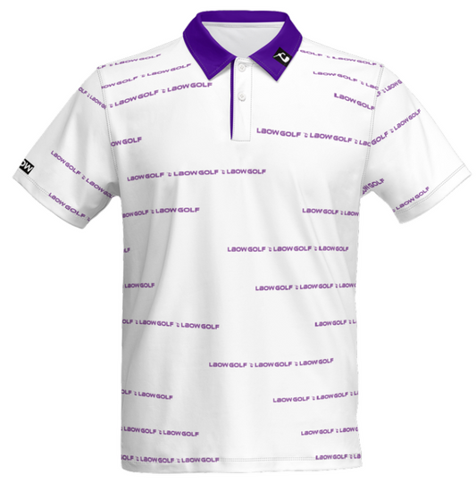 Purple LBOW Stripes Polo